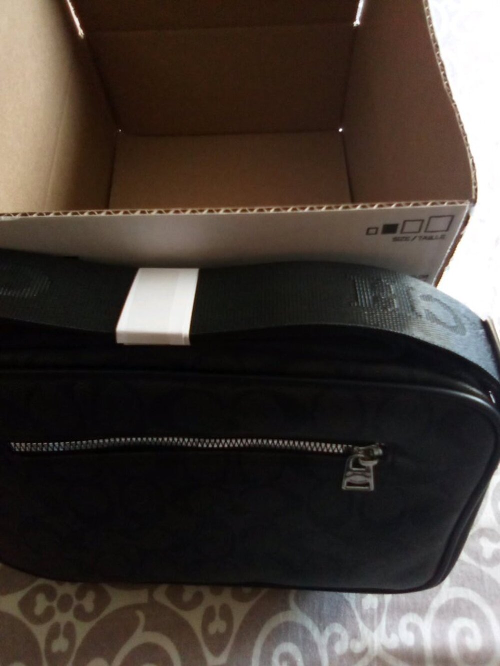 Womens Black Grey Coach Shoulder Bag - Picture 3 of 3